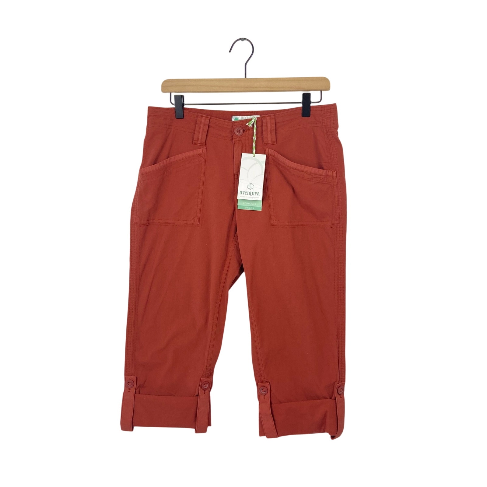 Adventura Burnt Orange Athletic Outdoor Walking Hiking Pants 4